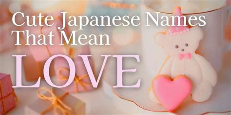 japanese names meaning love